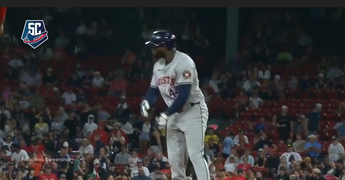 Yordan Alvarez tuvo otra gran jornada en el triunfo de Houston Astros sobre Boston Red Sox